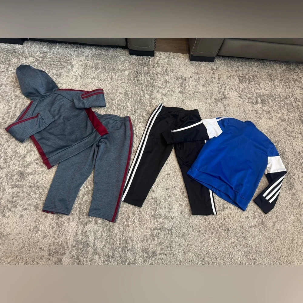Adidas Toddler 4T Tracksuit Bundle 2 Sets